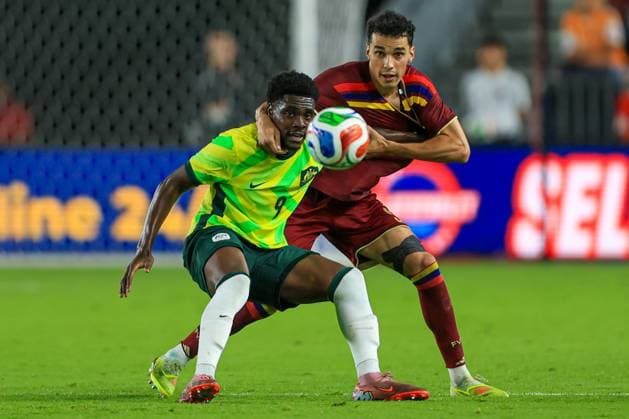 Football, International match, Venezuela - Australia