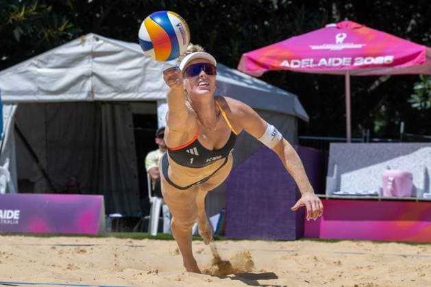 Beach Volleyball World Championships Adelaide, Australia 15 11 2025 ADELAIDE, AUSTRALIA NOVEMBER 15 Linda Bock Player 1, GER during the Beach Volleyball World Championships at Adelaide on November 15, 2025 in Adelaide, Australia Copyright: xBEAUTIFULxSPORTS PeterxWeberx