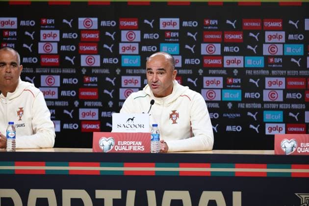 Roberto Martinez ( coach of Portugal ) during the press conference, PK, Pressekonferenz ahead of the match between Portugal and Armenia, valid for qualification for the 2026 World Cup at Estadio do Drag‹o on 15 November 2026 Porto Estadio do Dragao Porto Portugal Copyright: xIMAGOx xPRIMExSPORTSxIMAGESx xFILIPExOLIVEIRAx