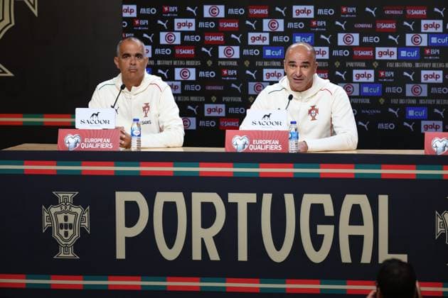 Roberto Martinez ( coach of Portugal ) during the press conference, PK, Pressekonferenz ahead of the match between Portugal and Armenia, valid for qualification for the 2026 World Cup at Estadio do Drag‹o on 15 November 2026 Porto Estadio do Dragao Porto Portugal Copyright: xIMAGOx xPRIMExSPORTSxIMAGESx xFILIPExOLIVEIRAx
