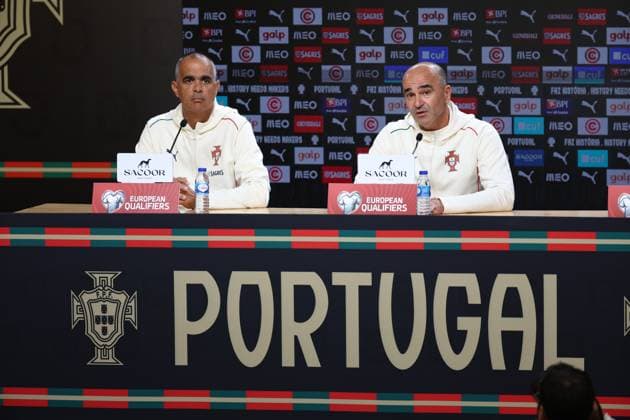 Roberto Martinez ( coach of Portugal ) during the press conference, PK, Pressekonferenz ahead of the match between Portugal and Armenia, valid for qualification for the 2026 World Cup at Estadio do Drag‹o on 15 November 2026 Porto Estadio do Dragao Porto Portugal Copyright: xIMAGOx xPRIMExSPORTSxIMAGESx xFILIPExOLIVEIRAx