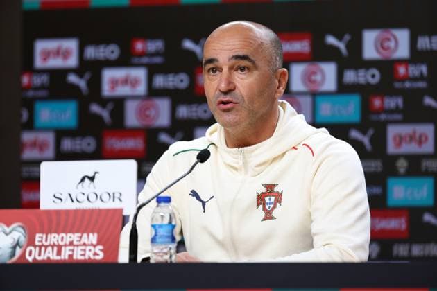 Roberto Martinez ( coach of Portugal ) during the press conference, PK, Pressekonferenz ahead of the match between Portugal and Armenia, valid for qualification for the 2026 World Cup at Estadio do Drag‹o on 15 November 2026 Porto Estadio do Dragao Porto Portugal Copyright: xIMAGOx xPRIMExSPORTSxIMAGESx xFILIPExOLIVEIRAx