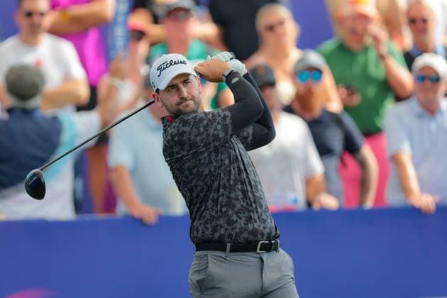 DUBAI, UNITED ARAB EMIRATES - 15.11.2025: Nicolai VON DELLINGSHAUSEN (GER) DP World Tour Championship Dubai at Jumeirah Golf Estates on November 15, 2025 in Dubai, United Arab Emirates.