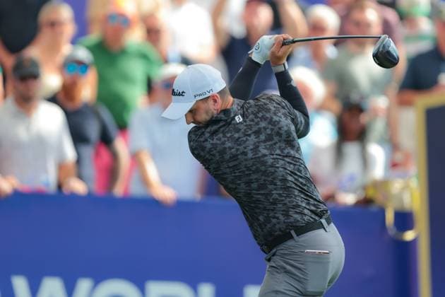 DUBAI, UNITED ARAB EMIRATES - 15.11.2025: Nicolai VON DELLINGSHAUSEN (GER) DP World Tour Championship Dubai at Jumeirah Golf Estates on November 15, 2025 in Dubai, United Arab Emirates.