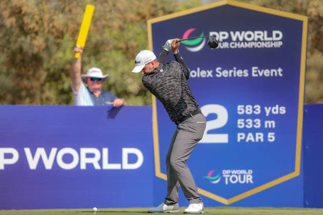 DUBAI, UNITED ARAB EMIRATES - 15.11.2025: Nicolai VON DELLINGSHAUSEN (GER) DP World Tour Championship Dubai at Jumeirah Golf Estates on November 15, 2025 in Dubai, United Arab Emirates.