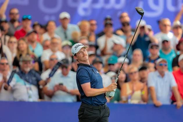 DUBAI, UNITED ARAB EMIRATES - 15.11.2025: Daniel HILLIER (NZL) DP World Tour Championship Dubai at Jumeirah Golf Estates on November 15, 2025 in Dubai, United Arab Emirates.