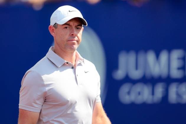 DUBAI, UNITED ARAB EMIRATES - 15.11.2025: Rory MCILROY (NIR) DP World Tour Championship Dubai at Jumeirah Golf Estates on November 15, 2025 in Dubai, United Arab Emirates.