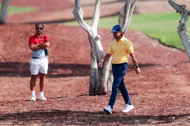 DUBAI, UNITED ARAB EMIRATES - 15.11.2025: Tommy FLEETWOOD (ENG) DP World Tour Championship Dubai at Jumeirah Golf Estates on November 15, 2025 in Dubai, United Arab Emirates.