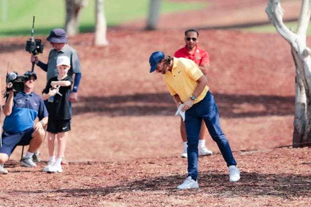 DUBAI, UNITED ARAB EMIRATES - 15.11.2025: Tommy FLEETWOOD (ENG) DP World Tour Championship Dubai at Jumeirah Golf Estates on November 15, 2025 in Dubai, United Arab Emirates.