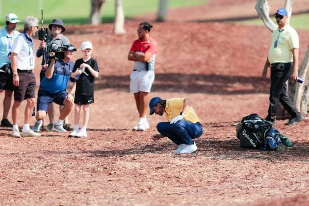 DUBAI, UNITED ARAB EMIRATES - 15.11.2025: Tommy FLEETWOOD (ENG) DP World Tour Championship Dubai at Jumeirah Golf Estates on November 15, 2025 in Dubai, United Arab Emirates.