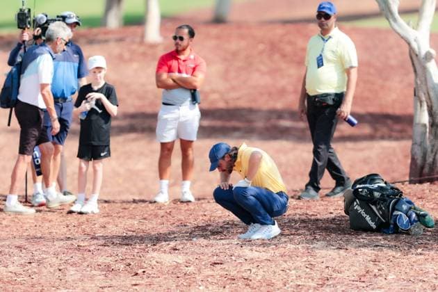 DUBAI, UNITED ARAB EMIRATES - 15.11.2025: Tommy FLEETWOOD (ENG) DP World Tour Championship Dubai at Jumeirah Golf Estates on November 15, 2025 in Dubai, United Arab Emirates.