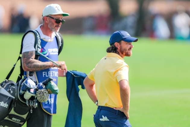 DUBAI, UNITED ARAB EMIRATES - 15.11.2025: Tommy FLEETWOOD (ENG) DP World Tour Championship Dubai at Jumeirah Golf Estates on November 15, 2025 in Dubai, United Arab Emirates.