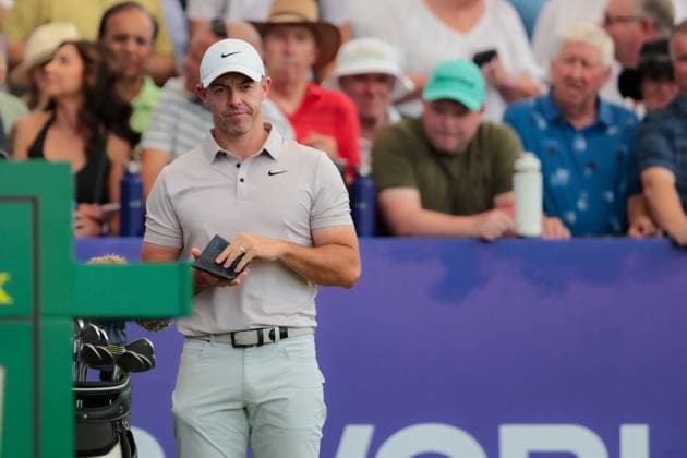 DUBAI, UNITED ARAB EMIRATES - 15.11.2025: Rory MCILROY (NIR) DP World Tour Championship Dubai at Jumeirah Golf Estates on November 15, 2025 in Dubai, United Arab Emirates.