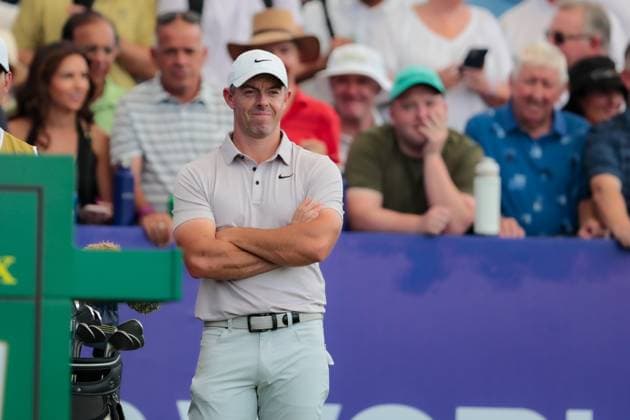 DUBAI, UNITED ARAB EMIRATES - 15.11.2025: Rory MCILROY (NIR) DP World Tour Championship Dubai at Jumeirah Golf Estates on November 15, 2025 in Dubai, United Arab Emirates.