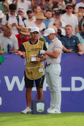 DUBAI, UNITED ARAB EMIRATES - 15.11.2025: Rory MCILROY (NIR) DP World Tour Championship Dubai at Jumeirah Golf Estates on November 15, 2025 in Dubai, United Arab Emirates.