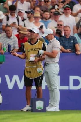 DUBAI, UNITED ARAB EMIRATES - 15.11.2025: Rory MCILROY (NIR) DP World Tour Championship Dubai at Jumeirah Golf Estates on November 15, 2025 in Dubai, United Arab Emirates.