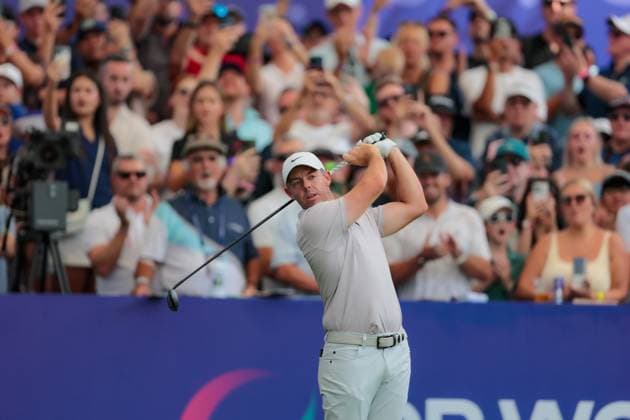 DUBAI, UNITED ARAB EMIRATES - 15.11.2025: Rory MCILROY (NIR) DP World Tour Championship Dubai at Jumeirah Golf Estates on November 15, 2025 in Dubai, United Arab Emirates.