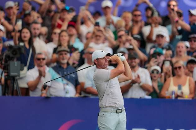 DUBAI, UNITED ARAB EMIRATES - 15.11.2025: Rory MCILROY (NIR) DP World Tour Championship Dubai at Jumeirah Golf Estates on November 15, 2025 in Dubai, United Arab Emirates.