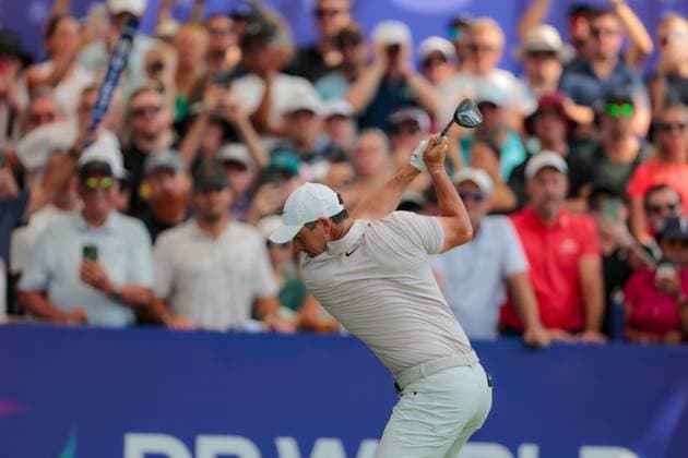 DUBAI, UNITED ARAB EMIRATES - 15.11.2025: Rory MCILROY (NIR) DP World Tour Championship Dubai at Jumeirah Golf Estates on November 15, 2025 in Dubai, United Arab Emirates.