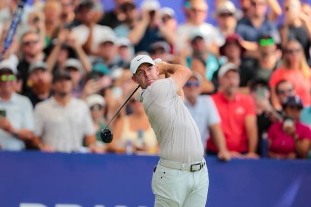 DUBAI, UNITED ARAB EMIRATES - 15.11.2025: Rory MCILROY (NIR) DP World Tour Championship Dubai at Jumeirah Golf Estates on November 15, 2025 in Dubai, United Arab Emirates.