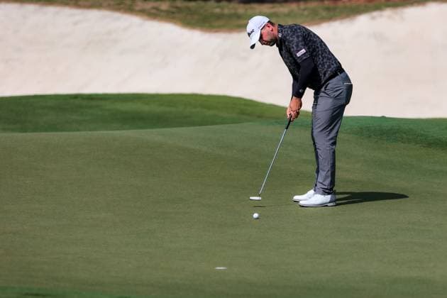 DUBAI, UNITED ARAB EMIRATES - 15.11.2025: Nicolai VON DELLINGSHAUSEN (GER) DP World Tour Championship Dubai at Jumeirah Golf Estates on November 15, 2025 in Dubai, United Arab Emirates.