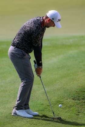 DUBAI, UNITED ARAB EMIRATES - 15.11.2025: Nicolai VON DELLINGSHAUSEN (GER) DP World Tour Championship Dubai at Jumeirah Golf Estates on November 15, 2025 in Dubai, United Arab Emirates.