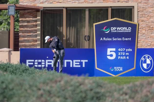DUBAI, UNITED ARAB EMIRATES - 15.11.2025: Nicolai VON DELLINGSHAUSEN (GER) DP World Tour Championship Dubai at Jumeirah Golf Estates on November 15, 2025 in Dubai, United Arab Emirates.