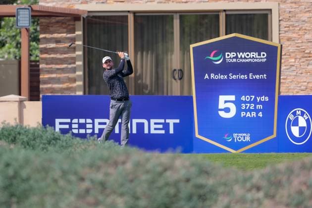 DUBAI, UNITED ARAB EMIRATES - 15.11.2025: Nicolai VON DELLINGSHAUSEN (GER) DP World Tour Championship Dubai at Jumeirah Golf Estates on November 15, 2025 in Dubai, United Arab Emirates.