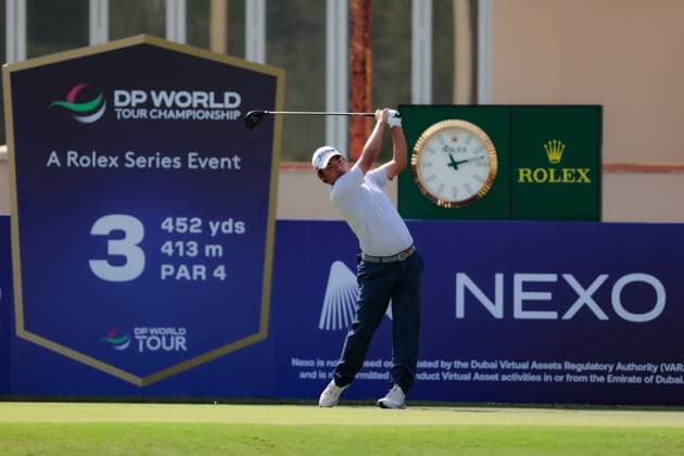 DUBAI, UNITED ARAB EMIRATES - 15.11.2025: Kazuma KOBORI (NZL) DP World Tour Championship Dubai at Jumeirah Golf Estates on November 15, 2025 in Dubai, United Arab Emirates.