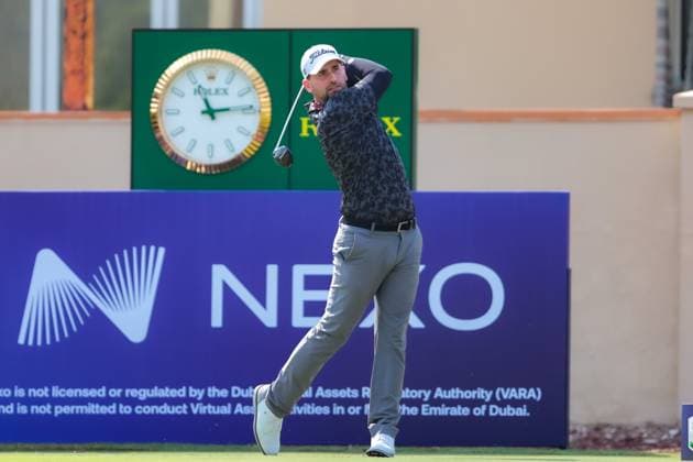 DUBAI, UNITED ARAB EMIRATES - 15.11.2025: Nicolai VON DELLINGSHAUSEN (GER) DP World Tour Championship Dubai at Jumeirah Golf Estates on November 15, 2025 in Dubai, United Arab Emirates.
