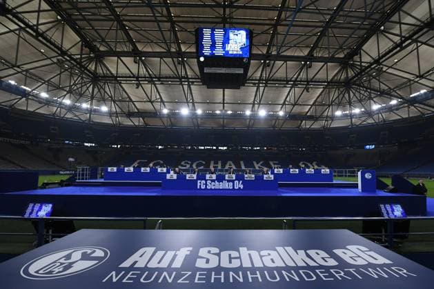 Soccer 2 Bundesliga General Meeting of FC Schalke 04 on 15 11 2025 in the Veltins Arena in Gelsenkirchen Interior view Interior view of the Veltins Arena during the General Meeting 2025 xRx