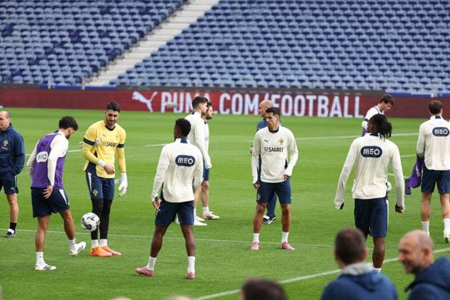 National Portugal team during the training ahead of the match between Portugal and Armenia, valid for qualification for the World Cup 2026 at Estadio do Drag‹o on 15 November 2026 Porto Estadio do Dragao Porto Portugal Copyright: xIMAGOx xPRIMExSPORTSxIMAGESx xFILIPExOLIVEIRAx