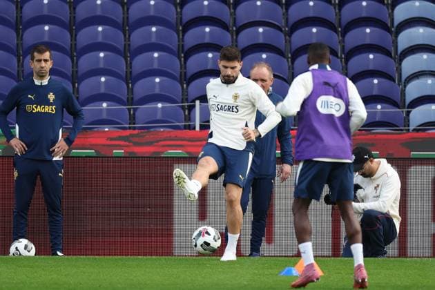 Ruben Neves ( Portugal national team, Nationalteam ) during the training ahead of the match between Portugal and Armenia, valid for qualification for the World Cup 2026 at Estadio do Drag‹o on 15 November 2026 Porto Estadio do Dragao Porto Portugal Copyright: xIMAGOx xPRIMExSPORTSxIMAGESx xFILIPExOLIVEIRAx