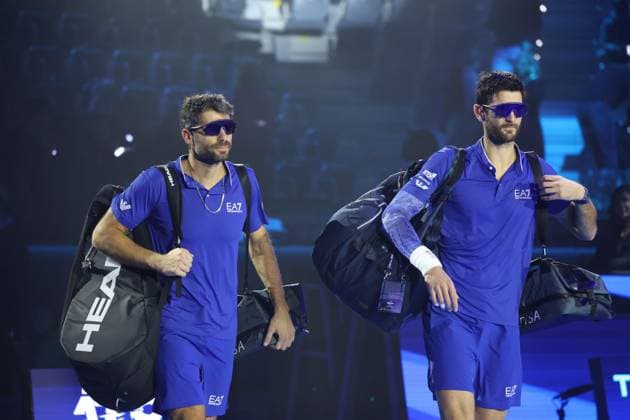 Tennis, ATP, Tennis Herren FINALS 2025 Simone Bolelli, Andrea Vavassori (ITA), Turin, Italy, November 15, 2025. Photo Felice Calabro  Copyright: xFelicexCalabro x xipa-agency.netx xFELICExCALABRO x IPA_Agency_IPA67978359