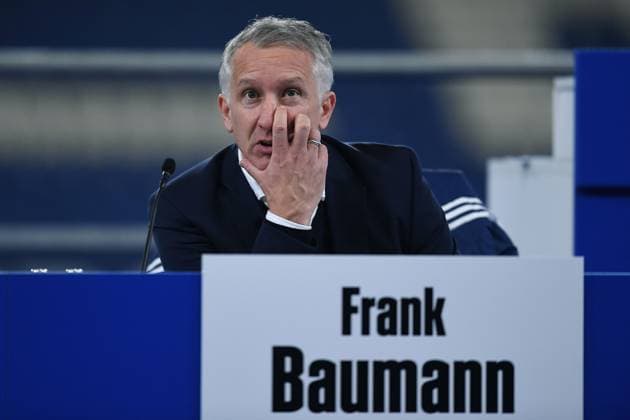 Soccer 2 Bundesliga General Meeting of FC Schalke 04 on 15 11 2025 in the Veltins Arena in Gelsenkirchen Frank Baumann Member of the Board Schalke xRx