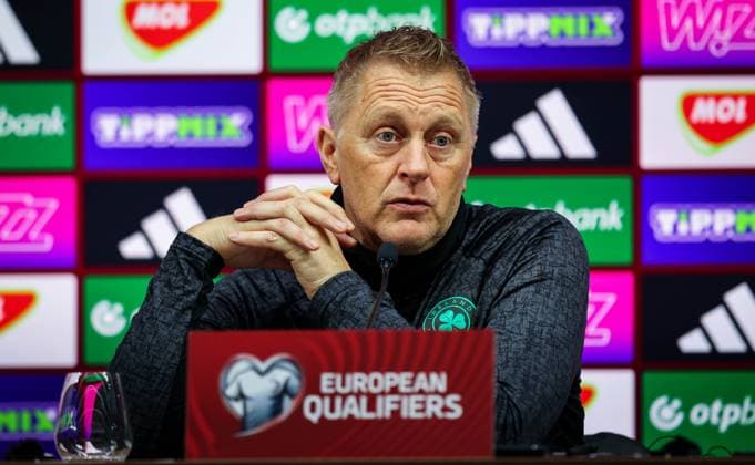 Republic of Ireland press conference, PK, Pressekonferenz Puskas ArÃ Heimir Hallgrimsson 15 11 2025  Copyright: x INPHO RyanxByrnex RB2_0973_1