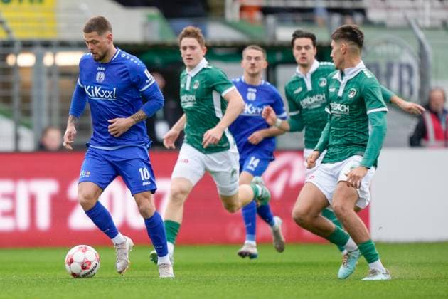 Football, RL Nord, VfB Lübeck - SV Meppen