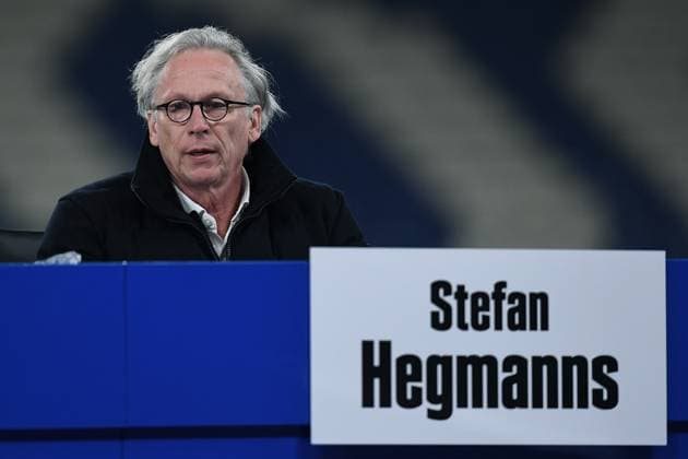 Soccer 2 Bundesliga General Meeting of FC Schalke 04 on 15 11 2025 in the Veltins Arena in Gelsenkirchen Stefan Hegmanns Supervisory Board Schalke xRx