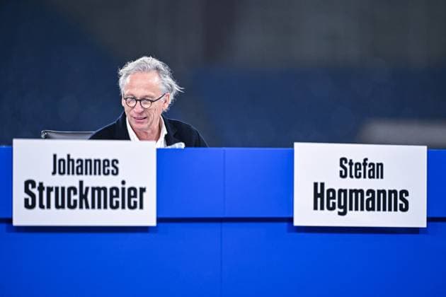15 11 2025, Football, Test match, Season 2025 2026, General Meeting 2025 FC Schalke 04, eues Member of the Supervisory Board Stefan Hegmanns FC Schalke 04 xRHR PHOTO YYx Copyright: KROEGER RHR-FOTOx RHR-FOTO YY