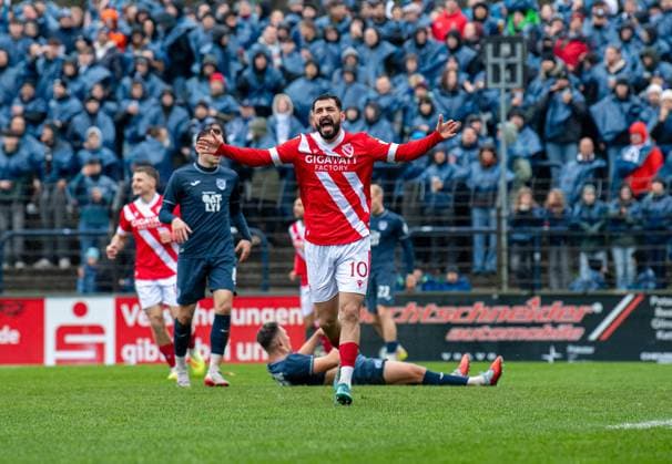 Football, Men, Season 2025 2026, Brandenburg State Cup quarter-final , SV Babelsberg 03 FC Energie Cottbus, Tolcay Cigerci Energie Cottbus , 15 11 2025, Copyright: xSebastianxRäppold MatthiasxKochx