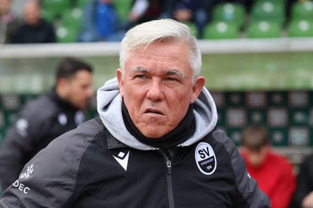 15 11 2025, Football, Men, Regionalliga Südwest, Season 2025 2026, FC 08 Homburg SV Sandhausen, Coach Olaf Janßen SV Sandhausen Homburg Waldstadion Saarland Germany DEU Copyright: xSebastianxBachx