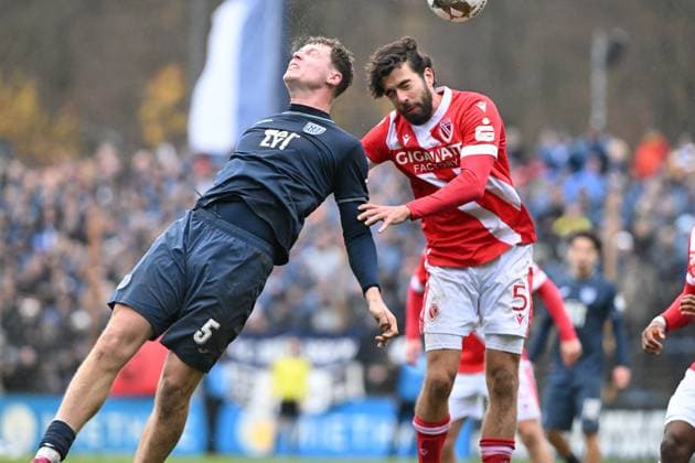 Kenny Weyh 5 SV Babelsberg 03 and Dominik Pelivan 5 FC Energie Cottbus in an intense header duel header duel in the national cup Copyright: xSpeedshotx