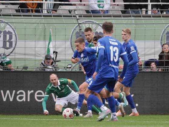 Marvin Thiel VfB Luebeck , Thorben Deters SV Meppen Football, Men, Season 2025 2026, RL Nord, VfB Luebeck vs SV Meppen DFL REGULATIONS PROHIBIT ANY USE OF PHOTOGRAPHS AS IMAGE SEQUENCES AND OR QUASI VIDEO