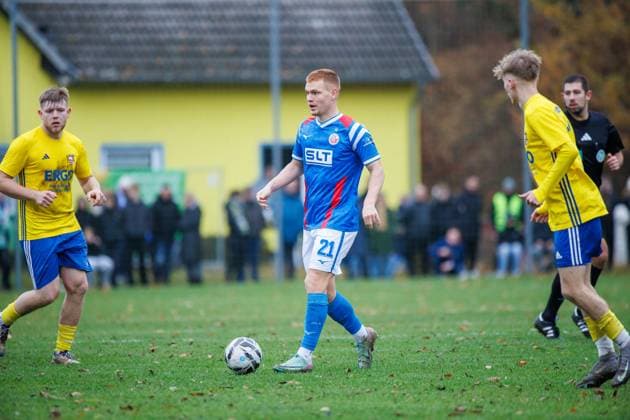 David Hummel Rostock GER, Penzliner SV vs FC Hansa Rostock, Football, Men, State Cup Lübzer Pilscup, Round of 16, Season 2025 2026, 15 11 2025 Penzlin Data Experts Sportpark Mecklenburg Vorpommern Germany
