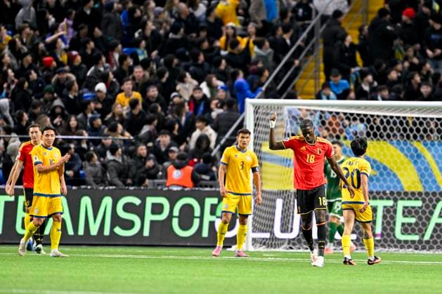 Kazakhstan v Belgium - FIFA World Cup, WM, Weltmeisterschaft, Fussball 2026 UEFA Qualifiers NUR-SULTAN, KAZAKHSTAN - NOVEMBER 15 : Onana Amadou midfielder of Belgium during the FIFA World Cup 2026 UEFA European Qualifiers group J match between Kazakhstan and Belgium on November 15, 2025 in Nur-Sultan, Kazakhstan, 15 11 2025 Nur-Sultan Kazakhstan  Copyright: xJanxDexMeuleneirx