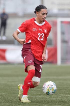 U19 Switzerland San Marino David Da Silva Switzerland 15 11 2025 Stadion Esp Baden AG, SWITZERLAND, Season 2025 2026 Men Football UEFA U19 European Championship Qualification Switzerland San Marino David Da Silva Switzerland
