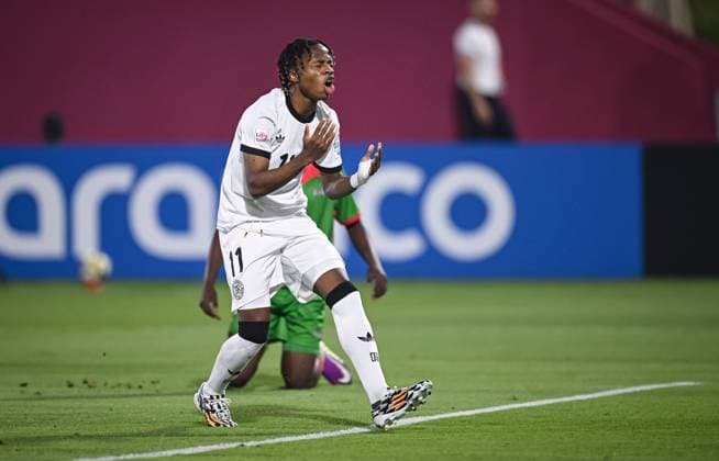 Football, Junior U 17 World Cup 2025 Doha Qatar Round of 16 15 11 2025 Match 83 Germany Burkina Faso Disappointment Germany Wisdom Mike misses a chance to score