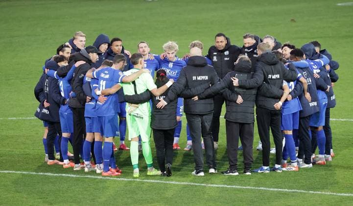 Team Meppen Football, Men, Season 2025 2026, RL Nord, VfB Luebeck vs SV Meppen 1 5 DFL REGULATIONS PROHIBIT ANY USE OF PHOTOGRAPHS AS IMAGE SEQUENCES AND OR QUASI VIDEO