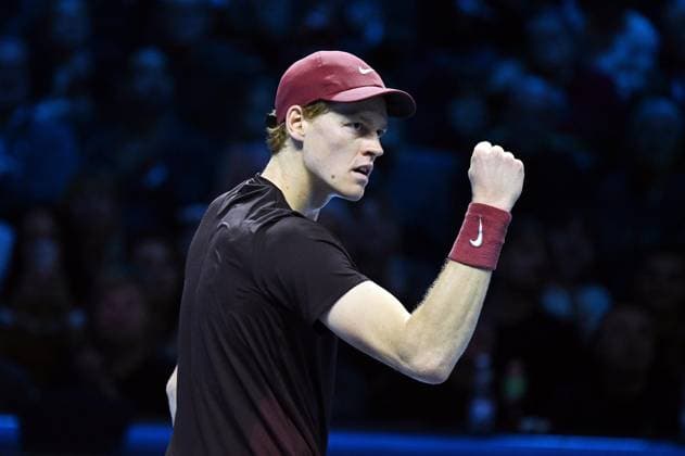 Foto IPP Massimo Rana Torino 15-11-2025 Tennis ATP, Tennis Herren Finals 2025 nella foto jannik sinner Italy Photo Press - World Copyright italy ITALY  Copyright: xR4924_italyphotopressx