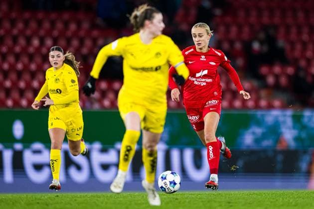 251115 Lauren Alison Davidson of Brann during the Toppserien football match between Brann and Bodo Glimt on November 15, 2025 in Bergen Photo Marius Simensen BILDBYRAN Cop 238 bbeng bodo glimt brann dam football fotball fotboll tfk toppserien  Copyright: MARIUSxSIMENSEN BB251115BB656